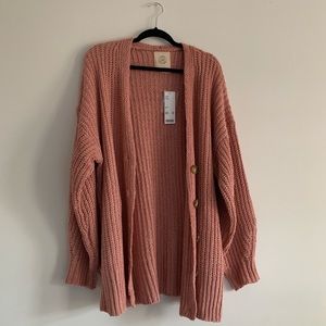 Starry Night Button-Front Cardigan